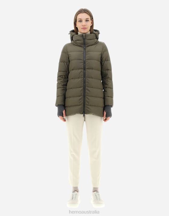 CHAMONIX A-SHAPE Herno Women Military 2L0H416 Outerwear