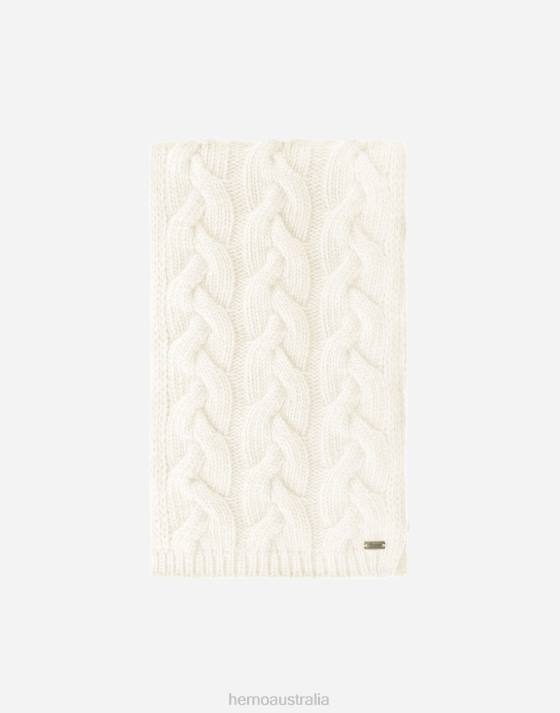 COMFY INFINITY SCARF Herno Women Cream 2L0H363 Accessories