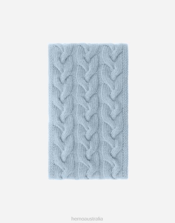 COMFY INFINITY SCARF Herno Women Light Blue 2L0H18 Accessories