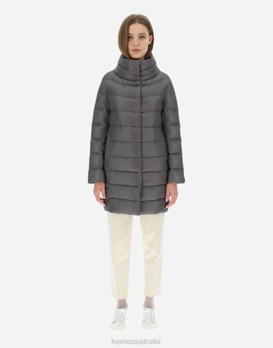 DORA Herno Women Grey 2L0H231 Outerwear