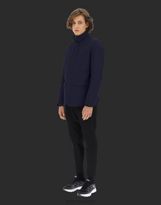 LAMINAR GORE-TEX 2LAYER COAT Herno Men Blue 2L0H744 Outerwear