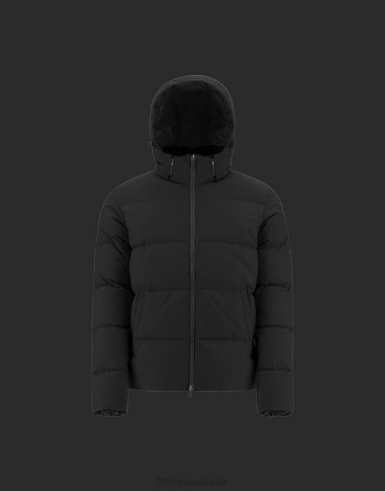 LAMINAR GORE-TEX INFINIUM WINDSTOPPER BOMBER Herno Men Black 2L0H697 Outerwear