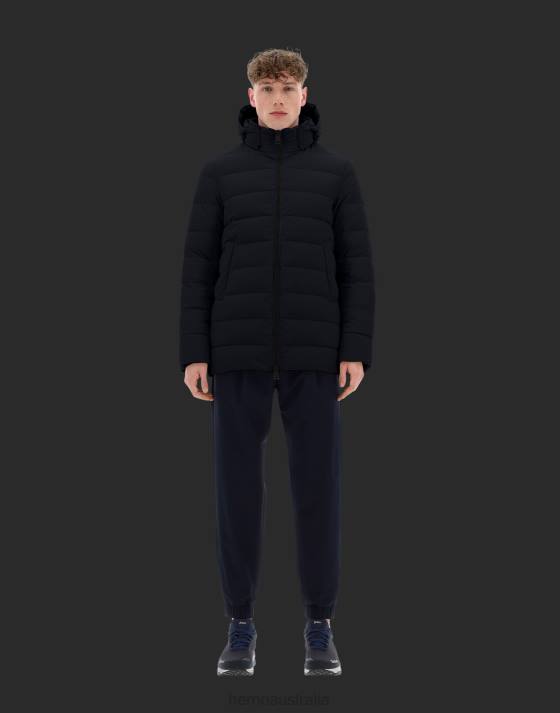 LAMINAR GORE-TEX WINDSTOPPER PARKA Herno Men Black 2L0H640 Outerwear
