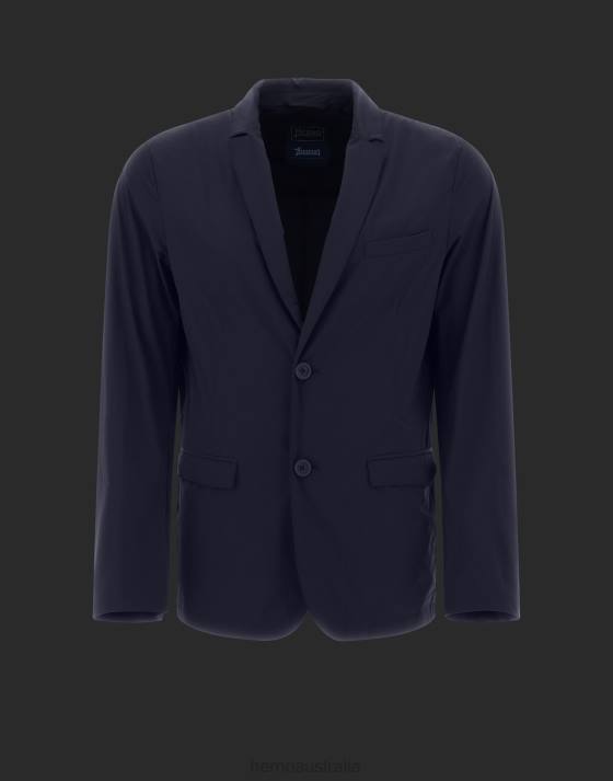 LAMINAR LIGHT MATT BLAZER Herno Men Navy Blue 2L0H816 Outerwear
