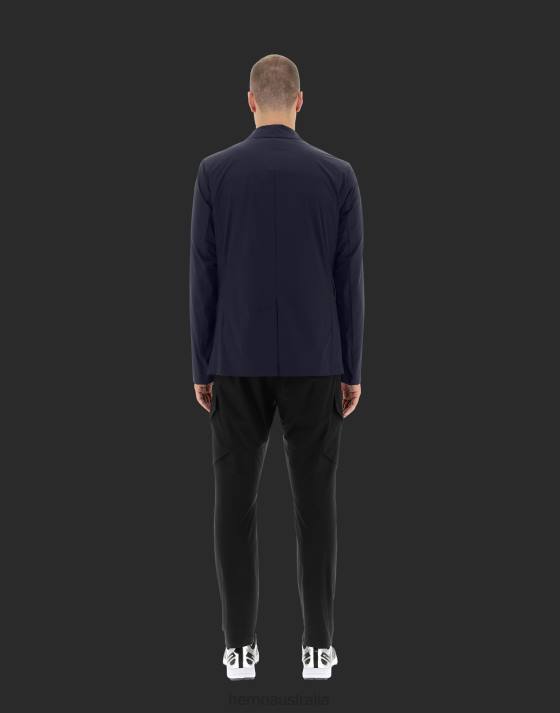 LAMINAR LIGHT MATT BLAZER Herno Men Navy Blue 2L0H816 Outerwear