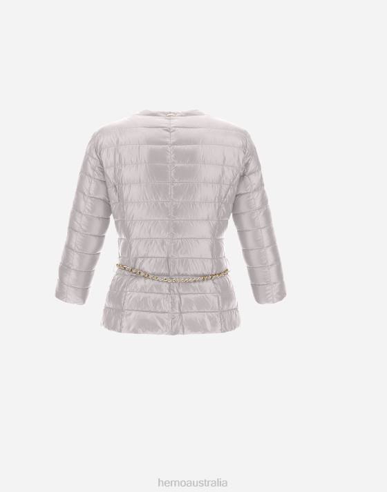 LUCREZIA Herno Women Grey Pearl 2L0H480 Outerwear