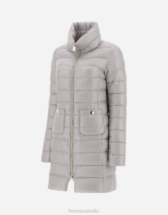 MARIA Herno Women Grey Pearl 2L0H272 Outerwear