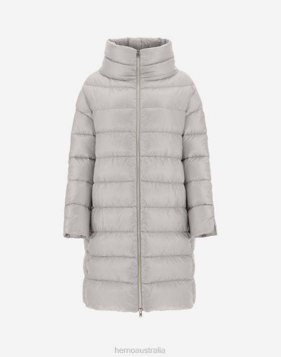 MATILDE Herno Women Grey Pearl 2L0H61 Outerwear