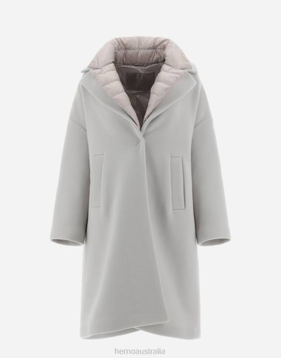 RESORT COAT IN MODERN DOUBLE  NYLON ULTRALIGHT Herno Women Chantilly 2L0H277 Outerwear