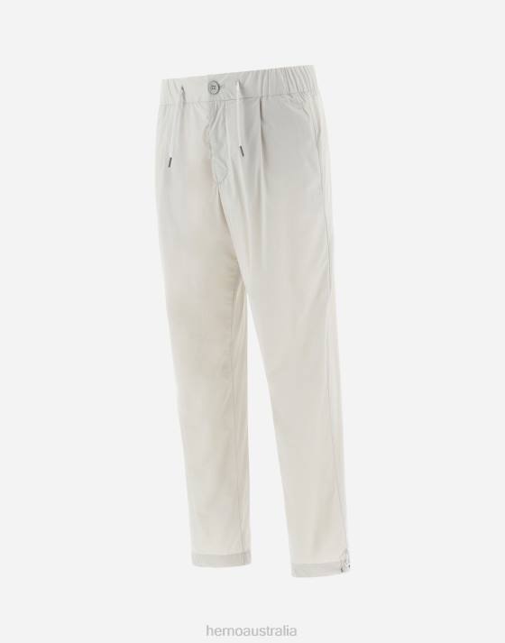 RESORT TROUSERS IN LIGHT NYLON STRETCH Herno Men Chantilly 2L0H541 Clothing