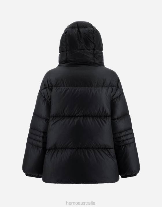REVERSIBLE JACKET IN NYLON ULTRALIGHT Herno Women Black 2L0H307 Outerwear
