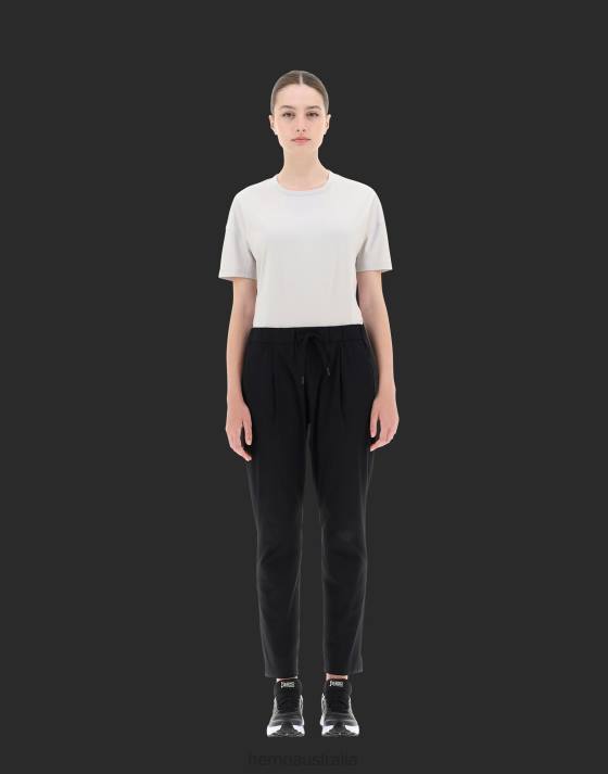 ULTRALIGHT LAMINAR TROUSERS Herno Women Black 2L0H505 Clothing