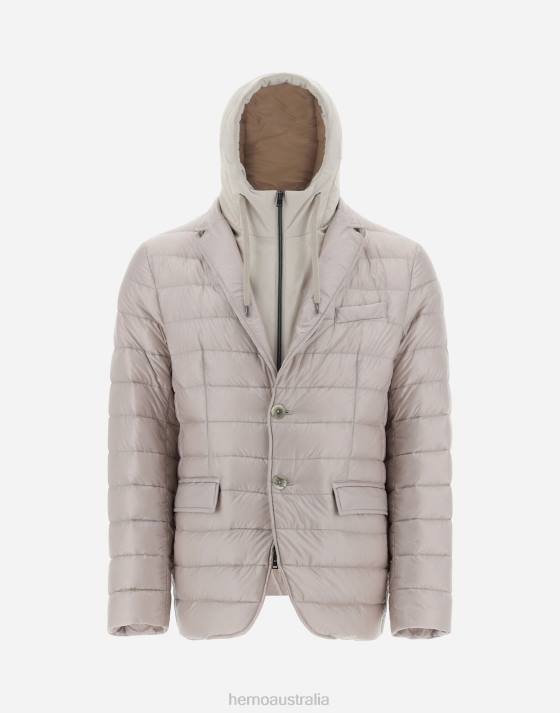 RESORT BLAZER IN NYLON ULTRALIGHT & PONENTE Herno Men Ice 2L0H579 Outerwear