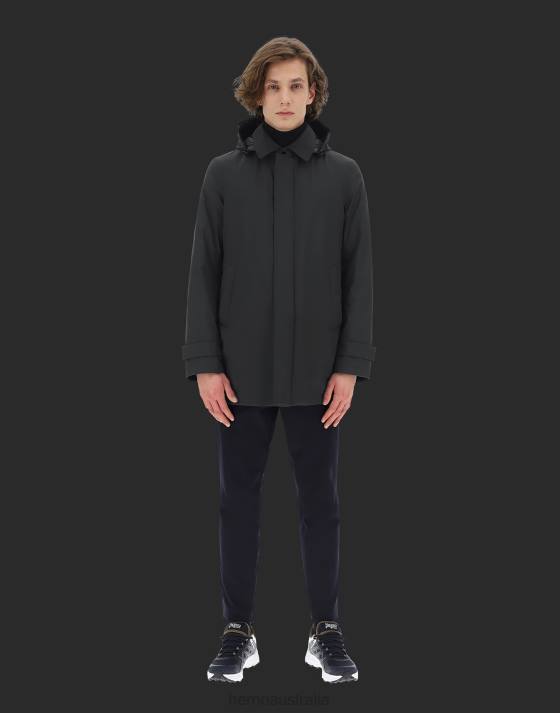 LAMINAR GORE-TEX 2LAYER CARCOAT Herno Men Grey 2L0H740 Outerwear